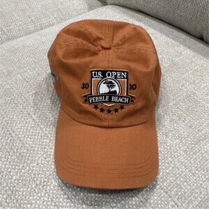 Ahead Brown Golf Cap U.S. Open Pebble Beach 2010 Tournament Hat